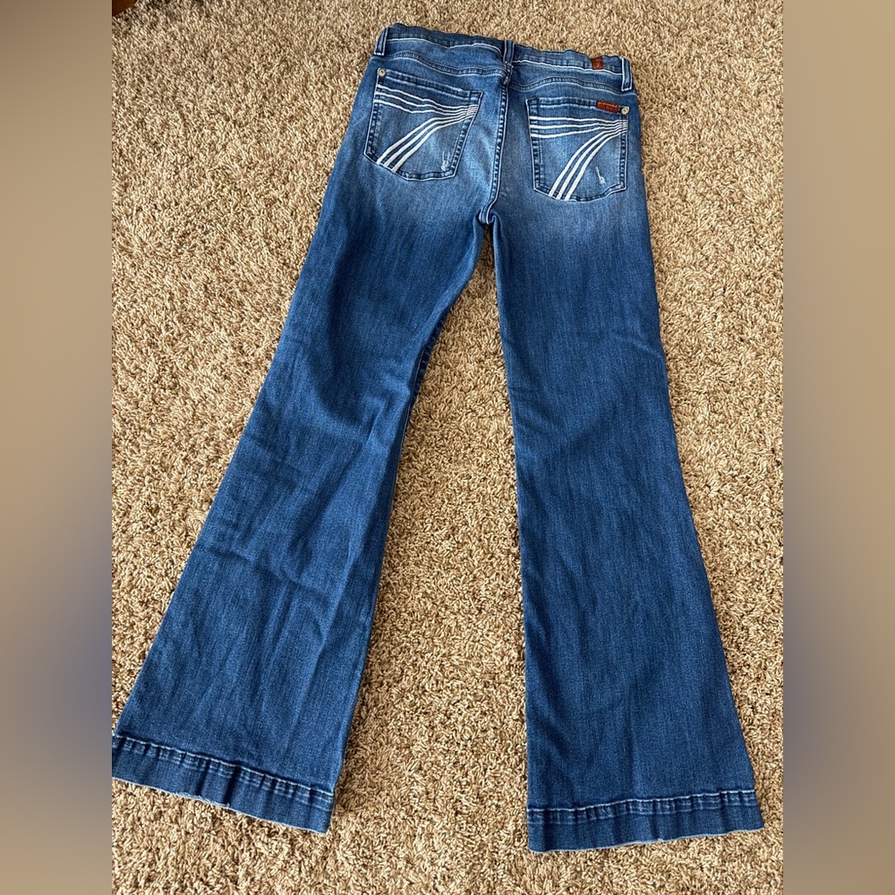 Women’s 7 for all Mankind Dojo Jeans, 30x30, Good Condition